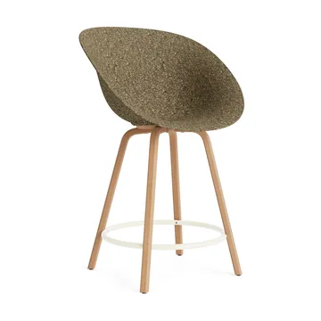 매트 바 체어 65 cm - Seaweed-beech-cream steel - Normann Copenhagen | 노만코펜하겐