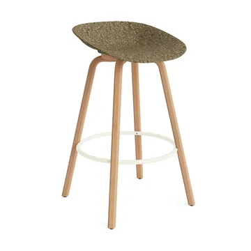 매트 바 스툴 65 cm - Seaweed-beech-cream steel - Normann Copenhagen | 노만코펜하겐