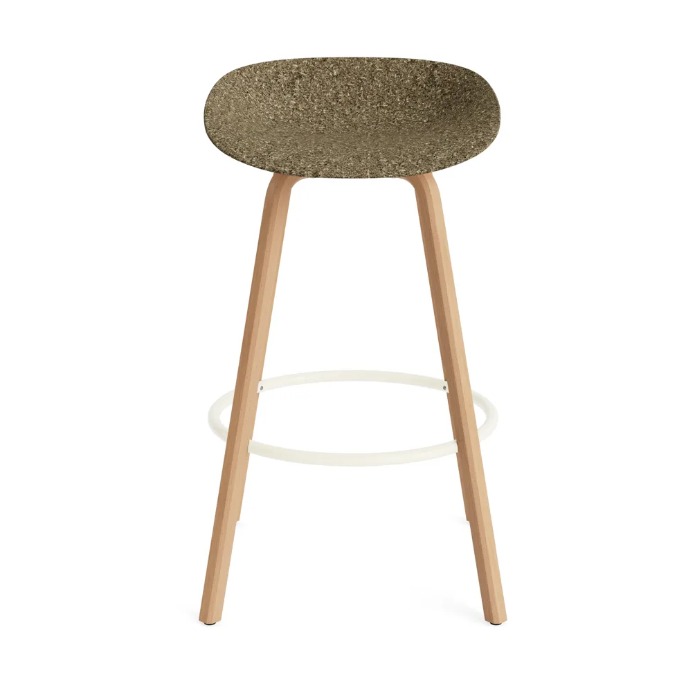 매트 바 스툴 65 cm, Seaweed-beech-cream steel Normann Copenhagen | 노만코펜하겐