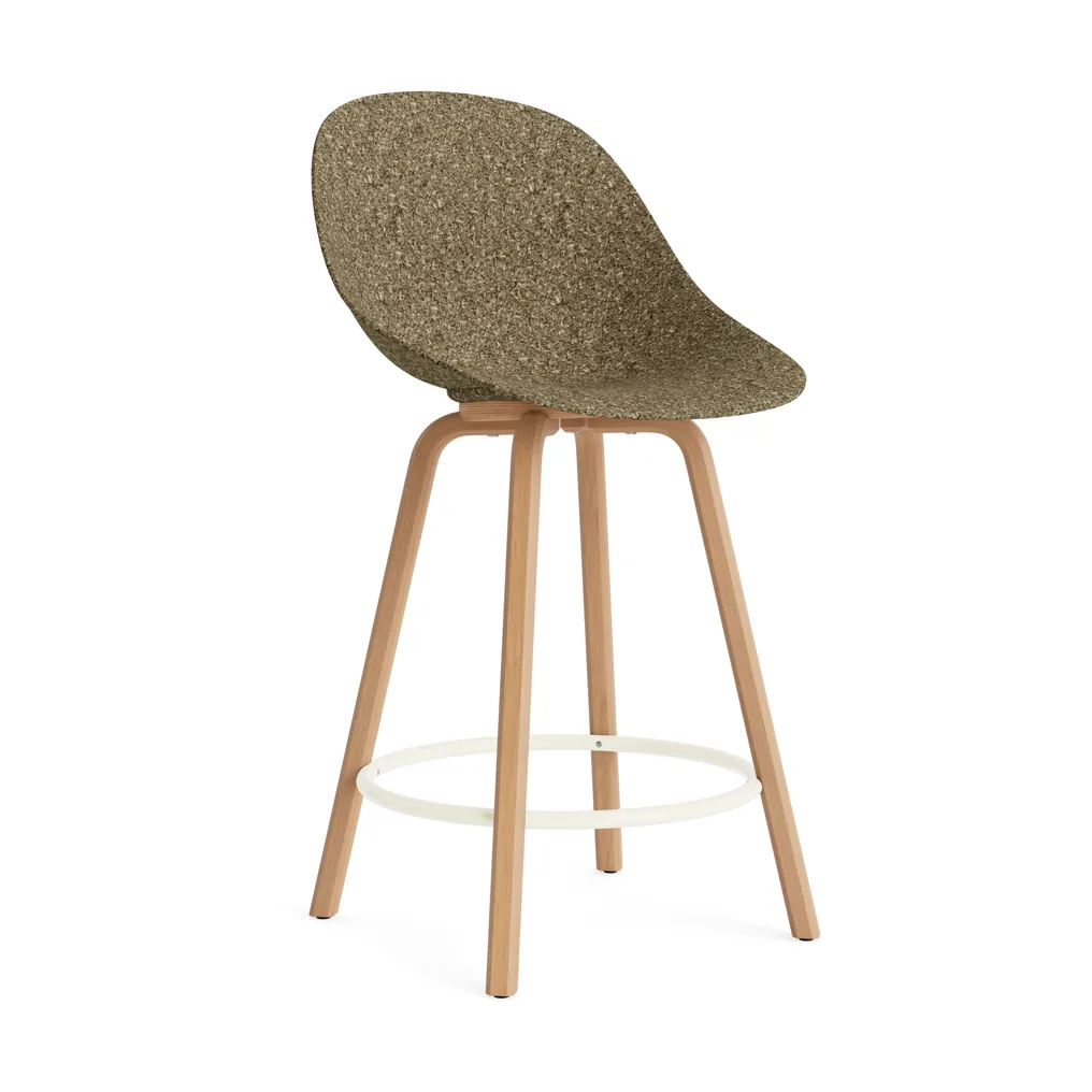 매트 바 체어 바 스툴 65 cm, Seaweed-beech-cream steel Normann Copenhagen | 노만코펜하겐