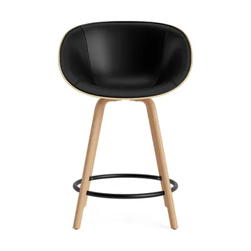 매트 바 암체어 전면 업홀스터리 65 cm - Ultra 41599-hemp-beech-black steel - Normann Copenhagen | 노만코펜하겐