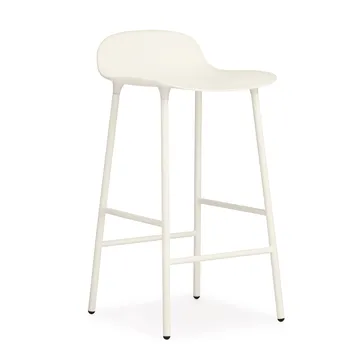 폼 바 스툴 65 cm 메탈 레그 - White - Normann Copenhagen | 노만코펜하겐