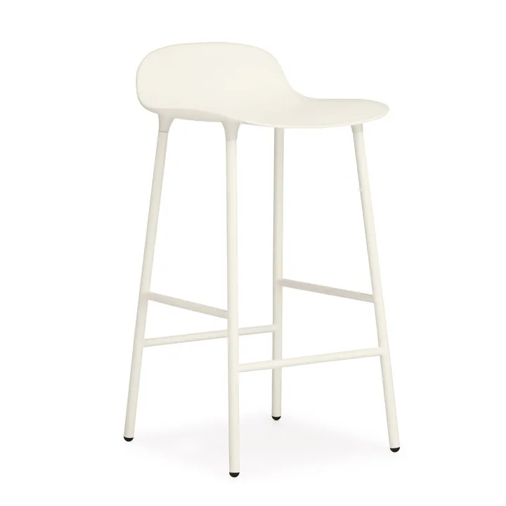 폼 바 스툴 65 cm 메탈 레그 - White - Normann Copenhagen | 노만코펜하겐