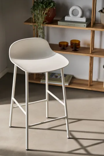 폼 바 스툴 65 cm 메탈 레그 - White - Normann Copenhagen | 노만코펜하겐