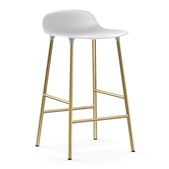 폼 바 스툴 브론즈 레그 65 cm - White - Normann Copenhagen | 노만코펜하겐