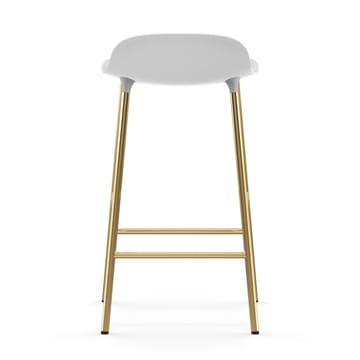 폼 바 스툴 브론즈 레그 65 cm - White - Normann Copenhagen | 노만코펜하겐