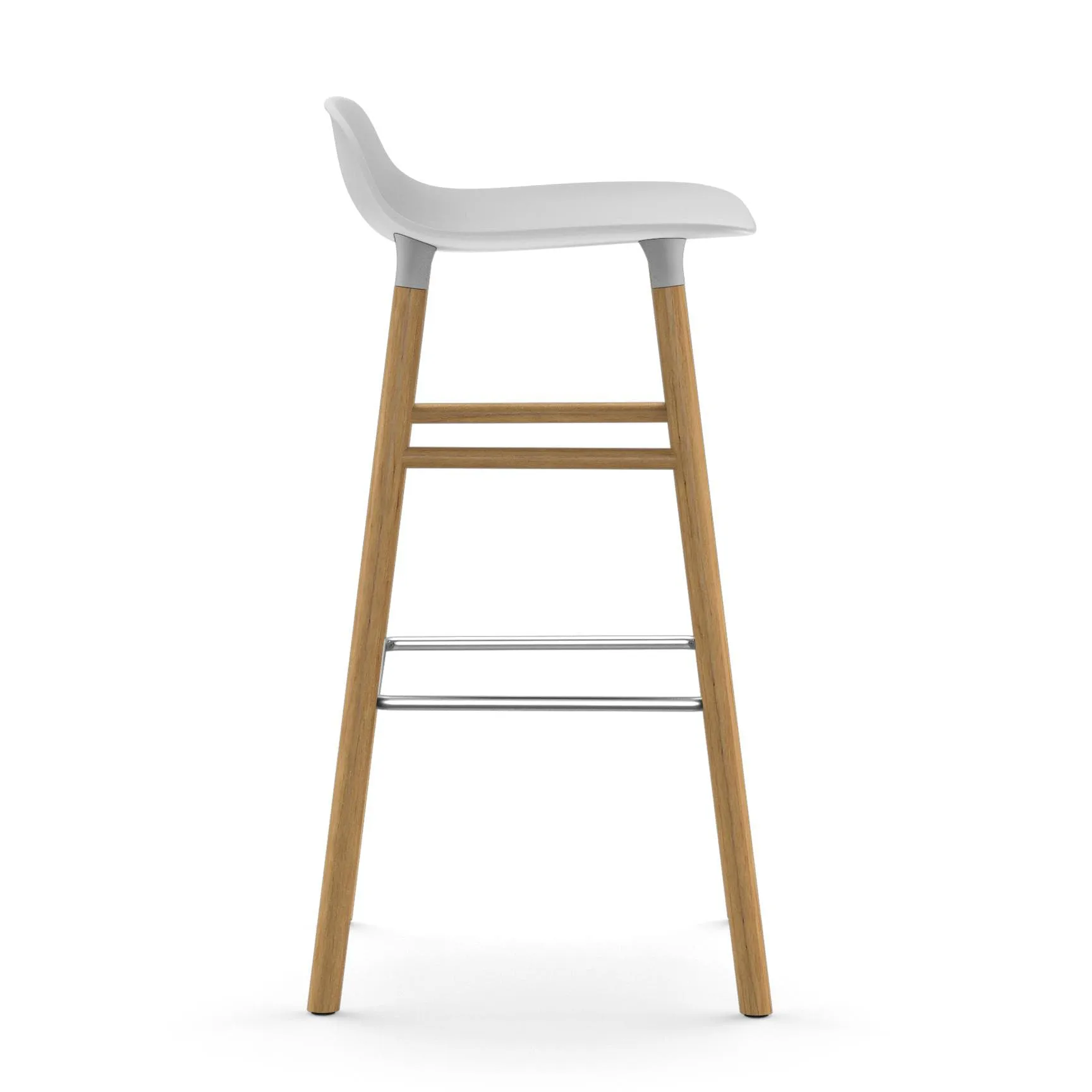 폼 바 스툴 65 cm 오크 레그, White Normann Copenhagen | 노만코펜하겐