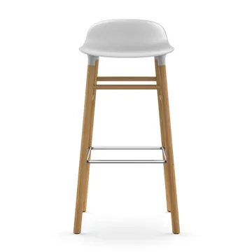 폼 바 스툴 65 cm 오크 레그 - White - Normann Copenhagen | 노만코펜하겐