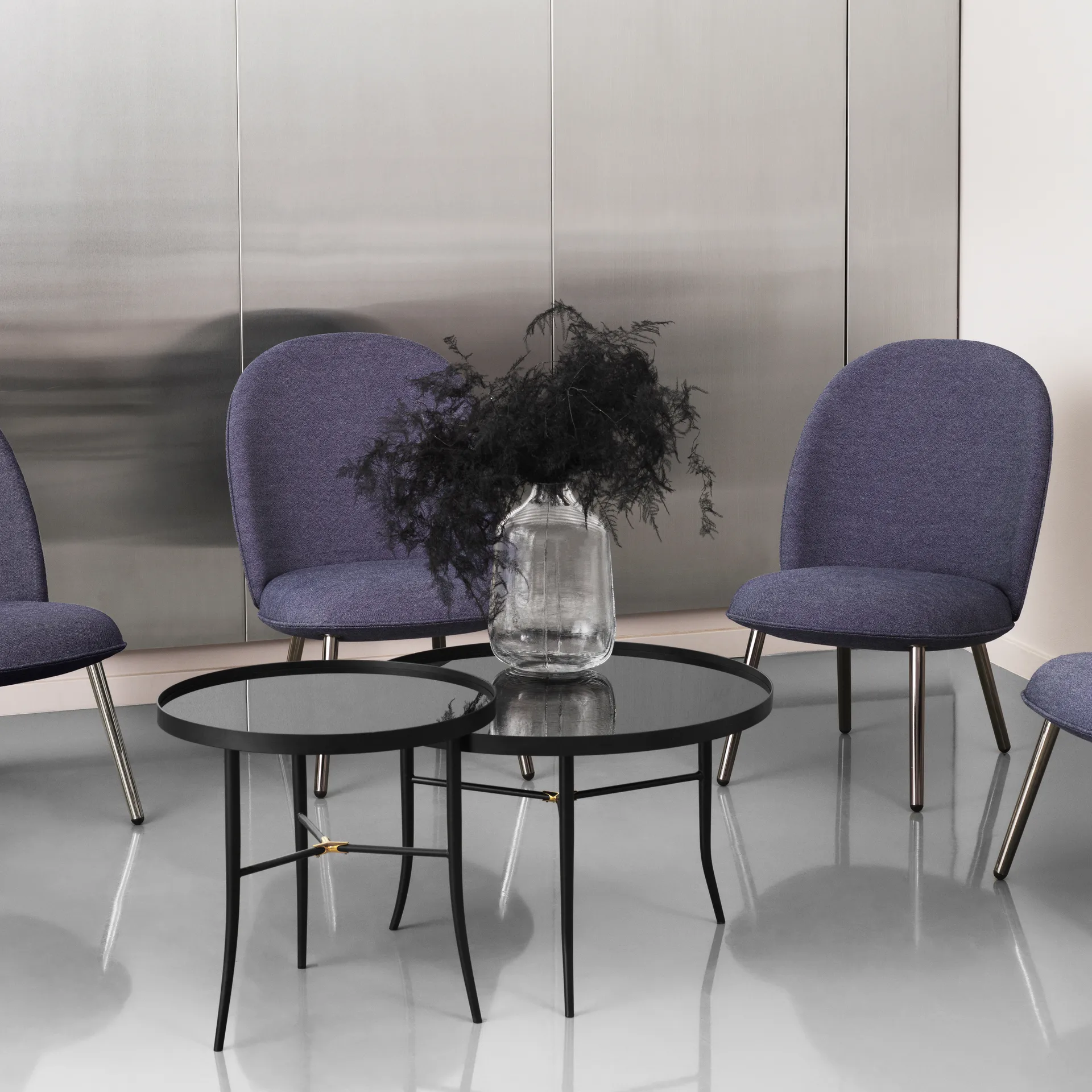 러그 테이블 Ø68 cm, black Normann Copenhagen | 노만코펜하겐