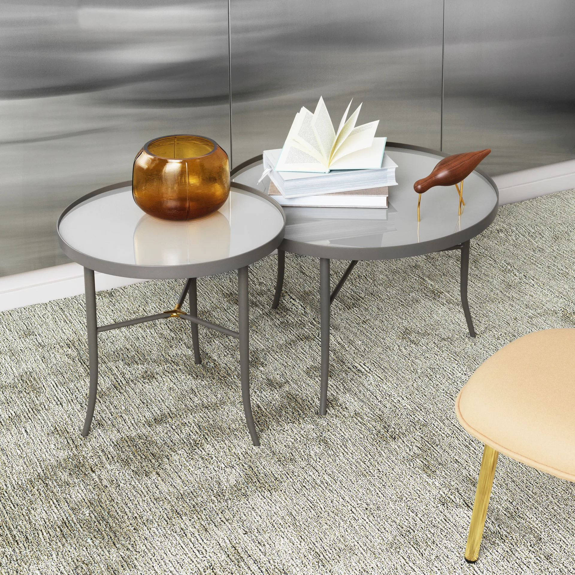 러그 테이블 Ø68 cm, grey Normann Copenhagen | 노만코펜하겐