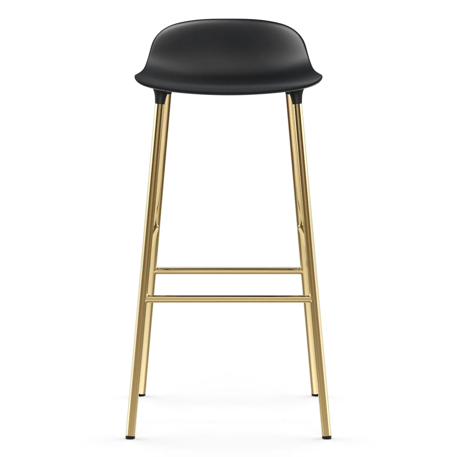 폼 바 스툴 75 cm 브론즈 레그, Black Normann Copenhagen | 노만코펜하겐