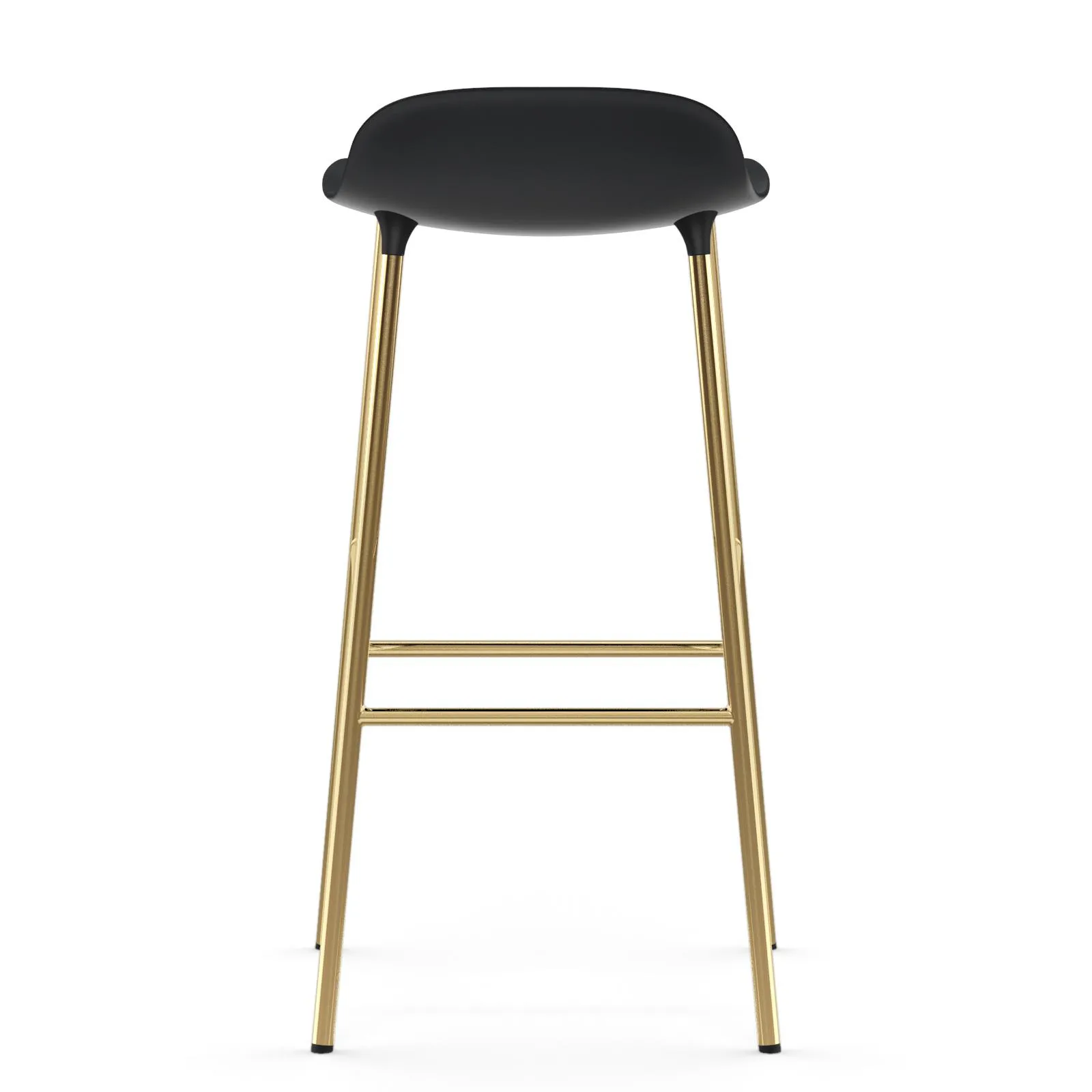 폼 바 스툴 75 cm 브론즈 레그, Black Normann Copenhagen | 노만코펜하겐