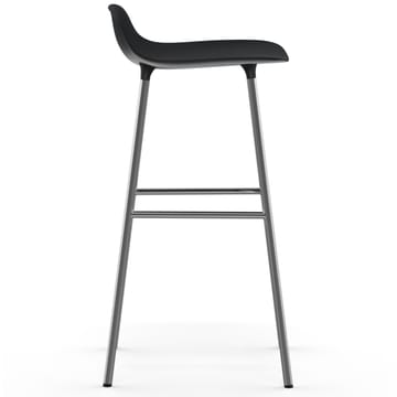 폼 바 스툴 크롬 레그 75 cm - black - Normann Copenhagen | 노만코펜하겐
