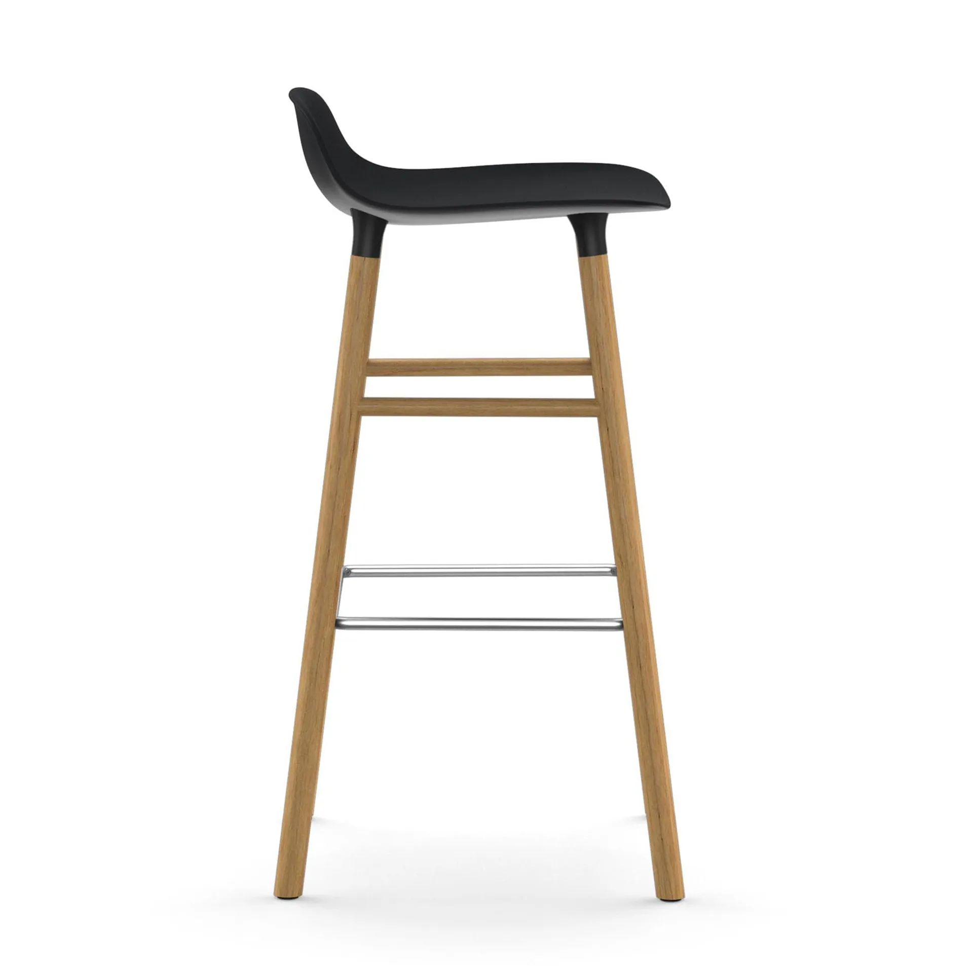 폼 바 스툴 오크나무 레그 75 cm, black Normann Copenhagen | 노만코펜하겐