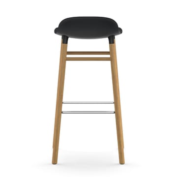 폼 바 스툴 오크나무 레그 75 cm - black - Normann Copenhagen | 노만코펜하겐
