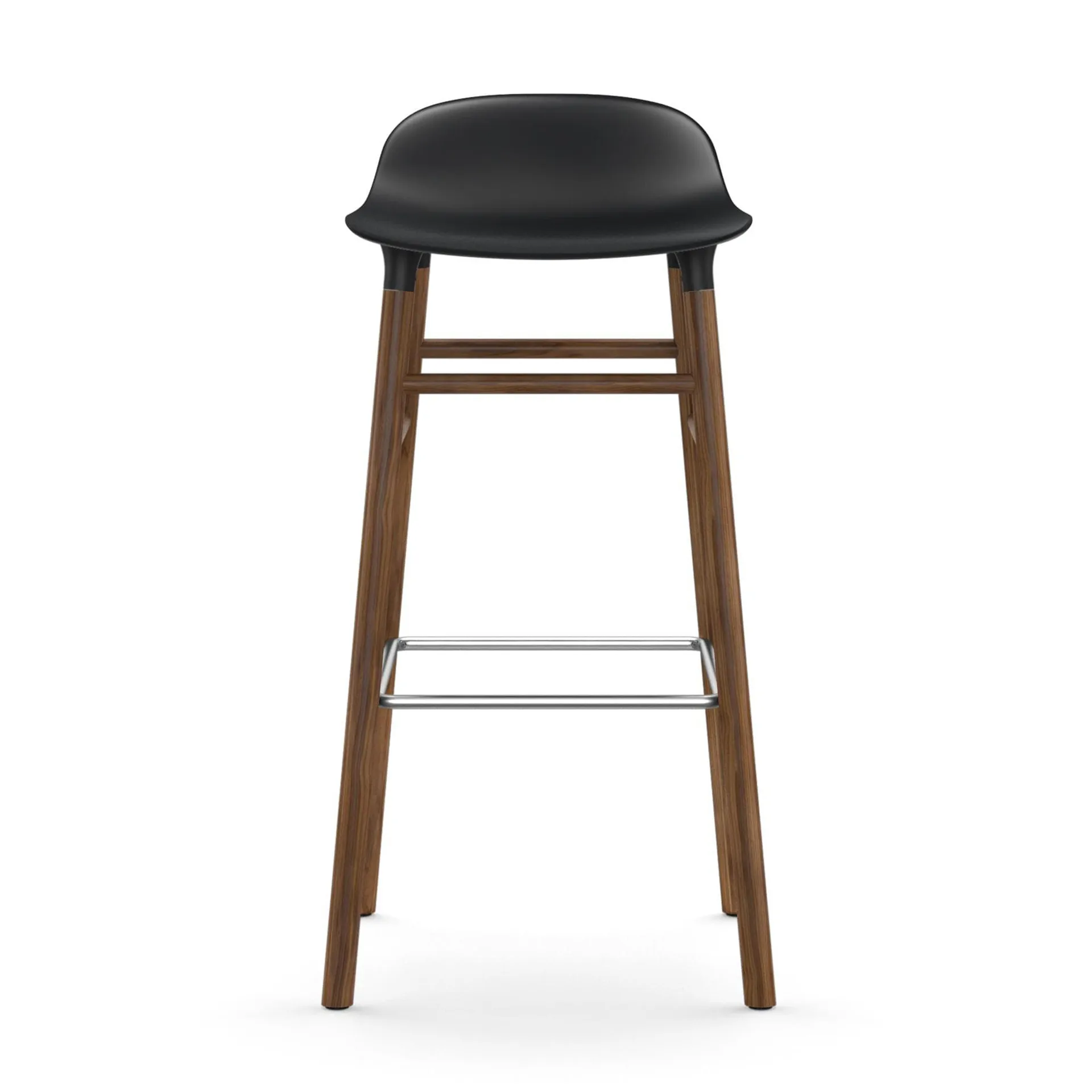 폼 바 스툴 월넛나무 레그 75 cm, black Normann Copenhagen | 노만코펜하겐