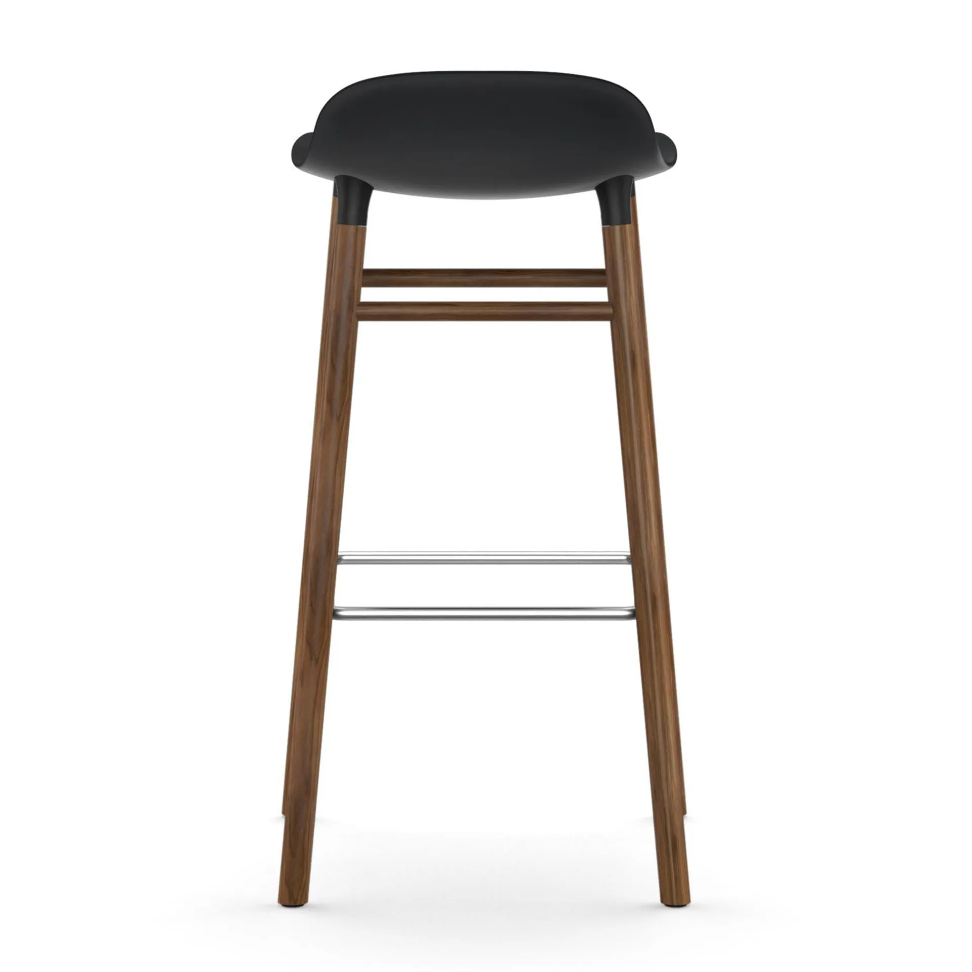 폼 바 스툴 월넛나무 레그 75 cm, black Normann Copenhagen | 노만코펜하겐