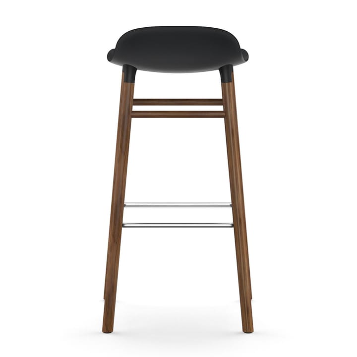 폼 바 스툴 월넛나무 레그 75 cm, black Normann Copenhagen | 노만코펜하겐