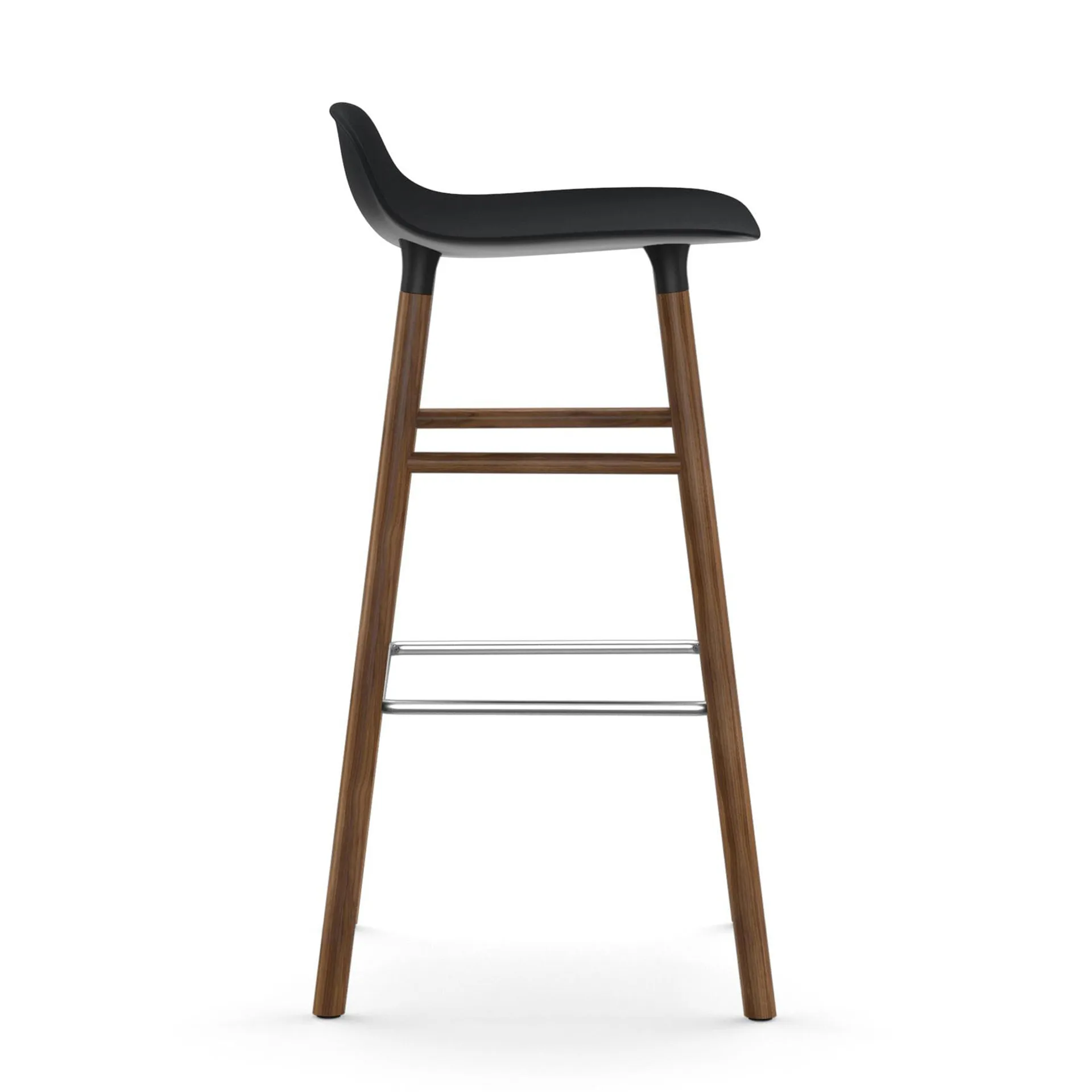 폼 바 스툴 월넛나무 레그 75 cm, black Normann Copenhagen | 노만코펜하겐