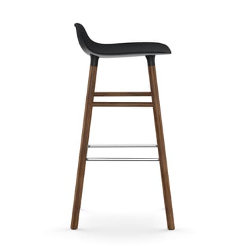 폼 바 스툴 월넛나무 레그 75 cm - black - Normann Copenhagen | 노만코펜하겐