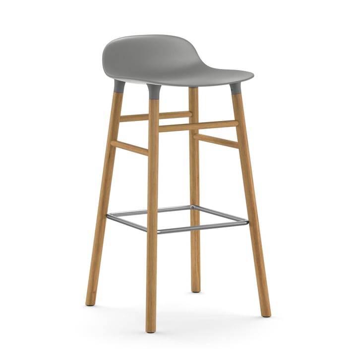 폼 바 스툴 오크나무 레그 75 cm - grey - Normann Copenhagen | 노만코펜하겐