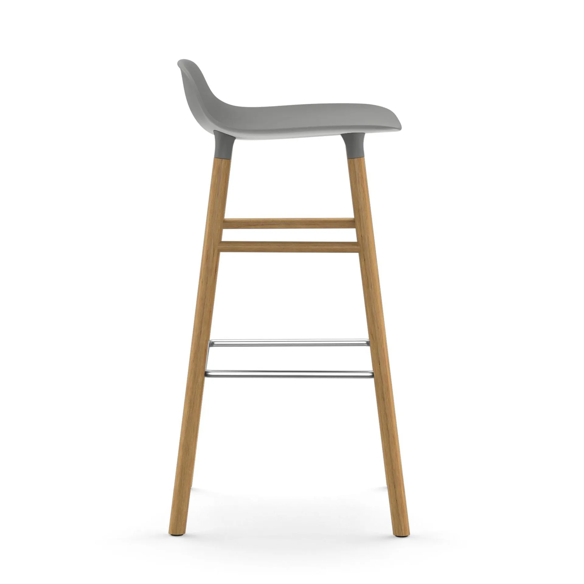폼 바 스툴 오크나무 레그 75 cm, grey Normann Copenhagen | 노만코펜하겐