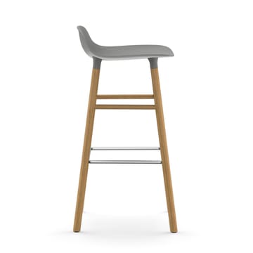 폼 바 스툴 오크나무 레그 75 cm - grey - Normann Copenhagen | 노만코펜하겐