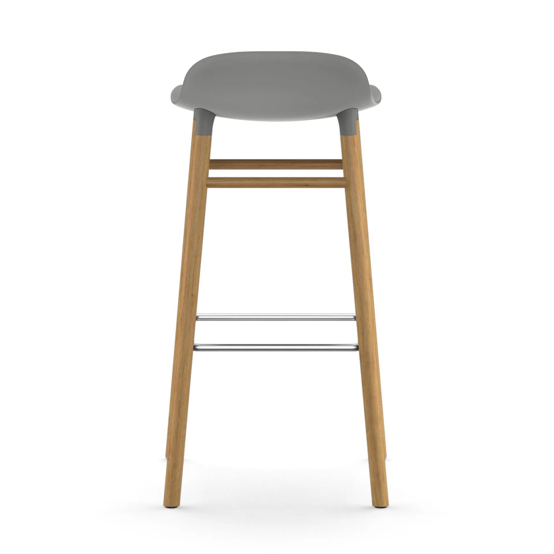 폼 바 스툴 오크나무 레그 75 cm, grey Normann Copenhagen | 노만코펜하겐