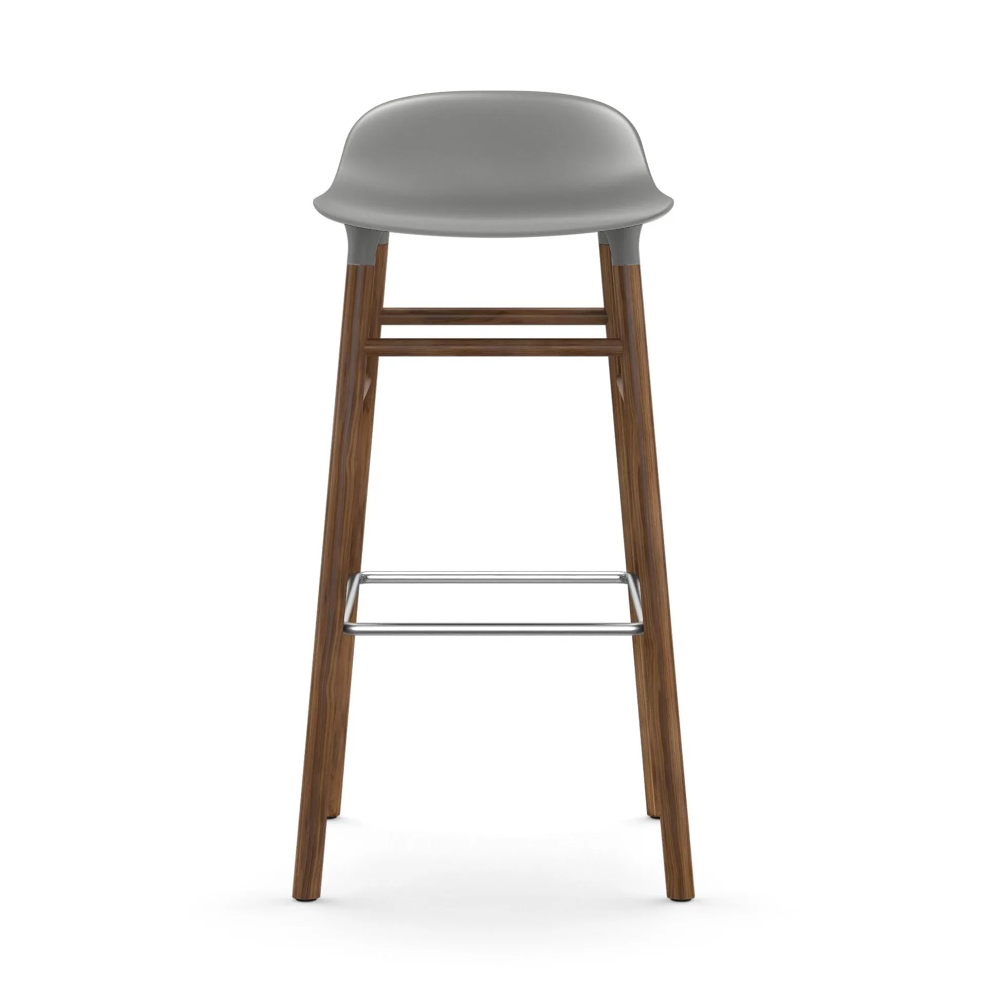 폼 바 스툴 월넛나무 레그 75 cm, grey Normann Copenhagen | 노만코펜하겐