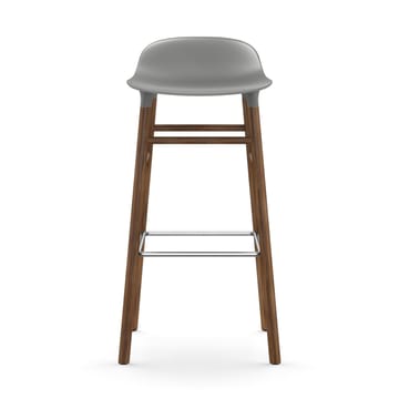 폼 바 스툴 월넛나무 레그 75 cm - grey - Normann Copenhagen | 노만코펜하겐