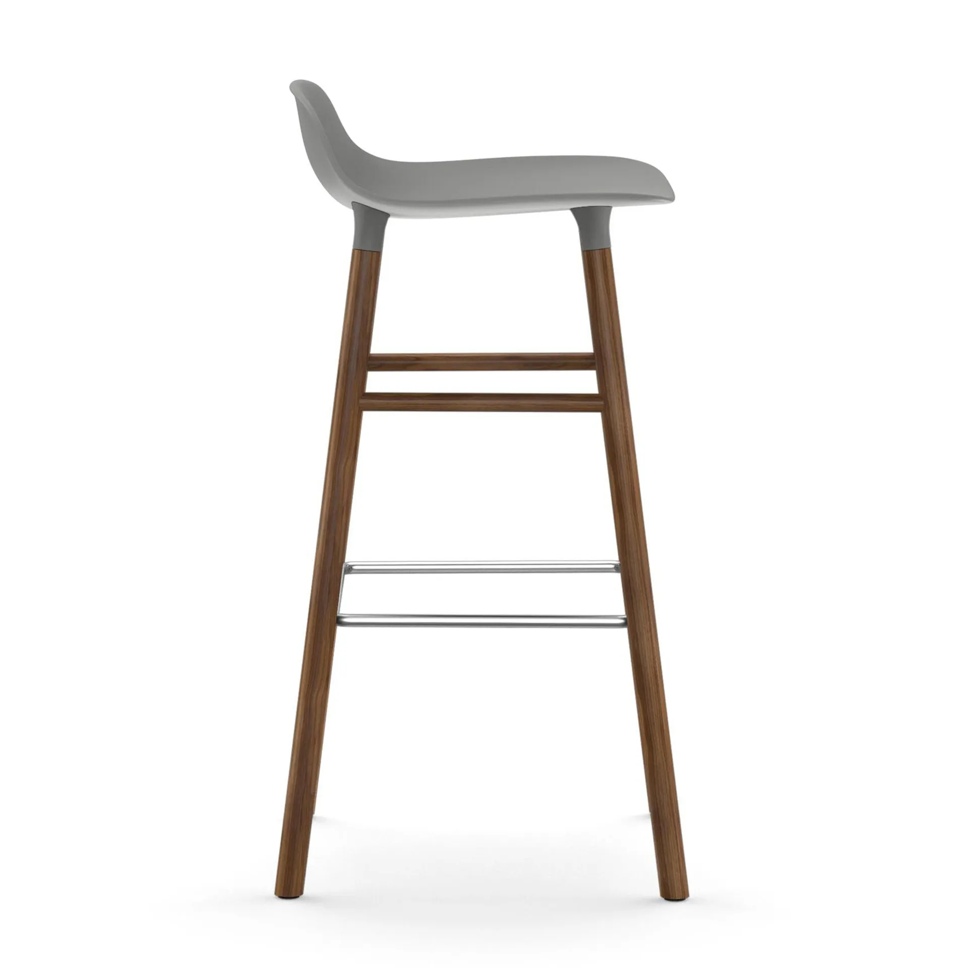 폼 바 스툴 월넛나무 레그 75 cm, grey Normann Copenhagen | 노만코펜하겐