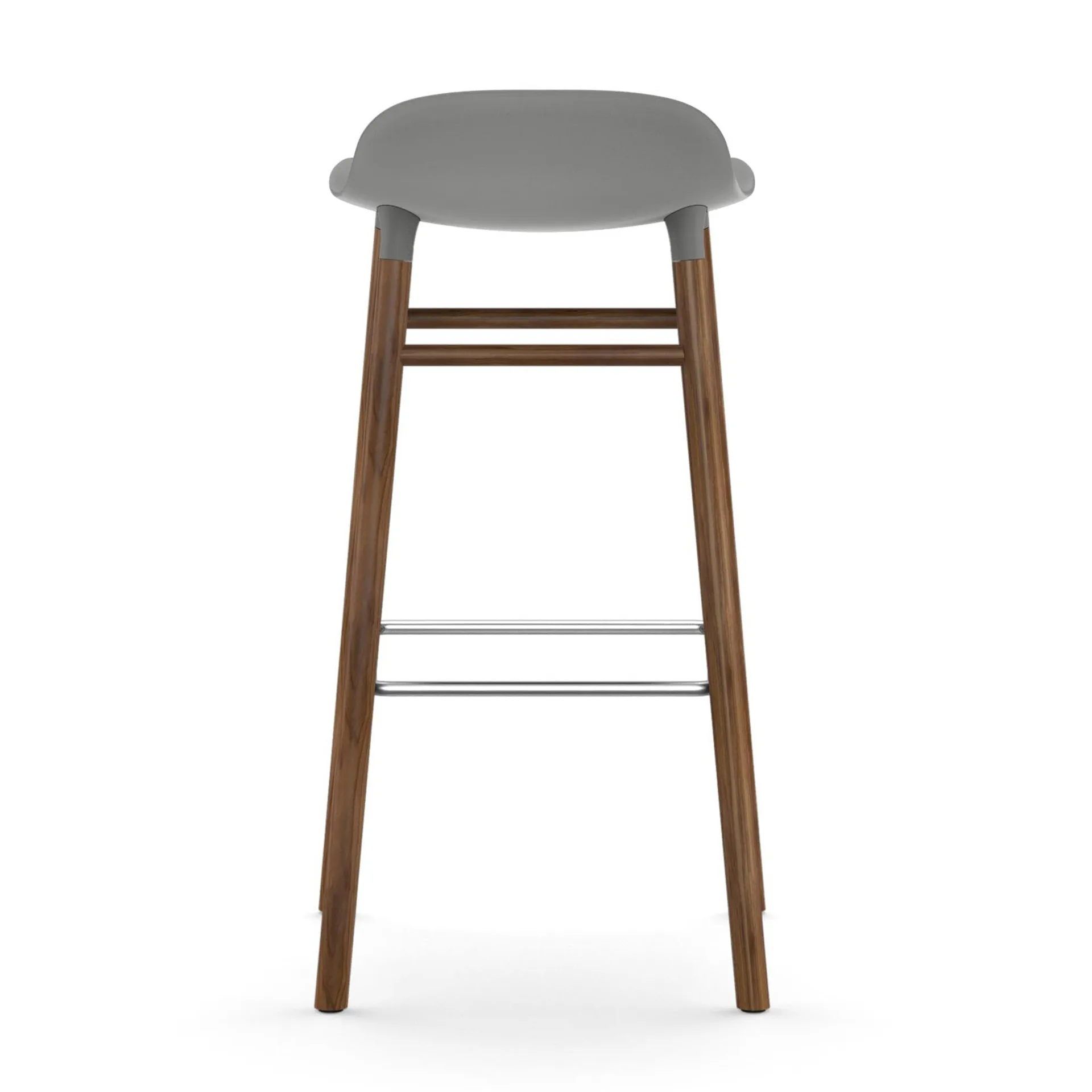 폼 바 스툴 월넛나무 레그 75 cm, grey Normann Copenhagen | 노만코펜하겐