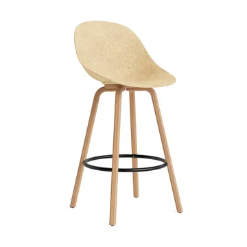 매트 바 체어 바 스툴 75 cm - Hemp-beech-black steel - Normann Copenhagen | 노만코펜하겐