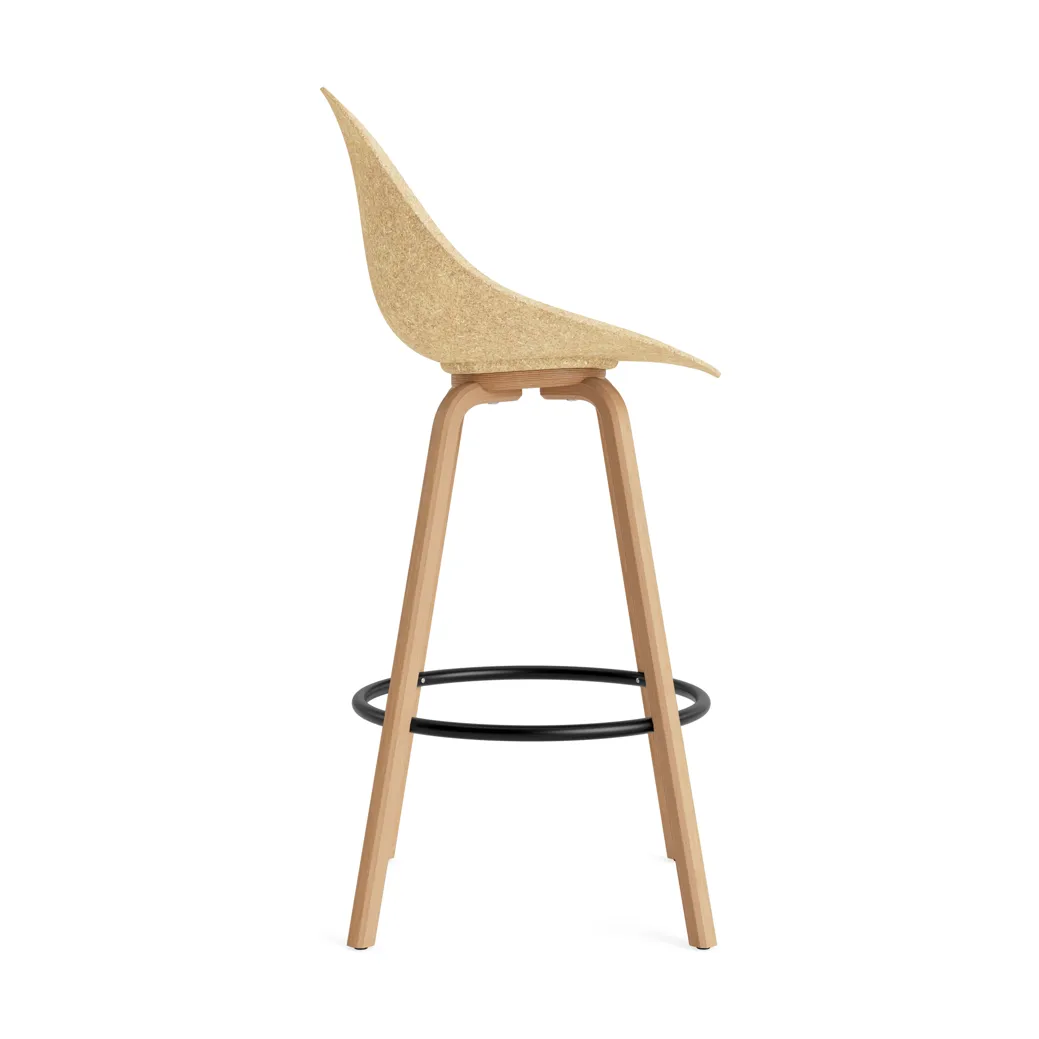 매트 바 체어 바 스툴 75 cm, Hemp-beech-black steel Normann Copenhagen | 노만코펜하겐