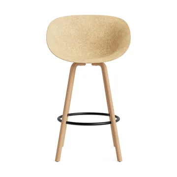 매트 바 암체어 75 cm - Hemp-beech-black steel - Normann Copenhagen | 노만코펜하겐