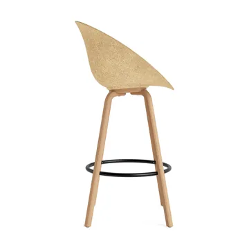 매트 바 암체어 75 cm - Hemp-beech-black steel - Normann Copenhagen | 노만코펜하겐