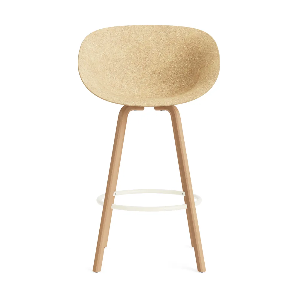 매트 바 암체어 75 cm, Hemp-beech-cream steel Normann Copenhagen | 노만코펜하겐