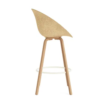 매트 바 암체어 75 cm - Hemp-beech-cream steel - Normann Copenhagen | 노만코펜하겐
