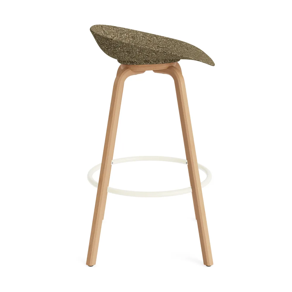 매트 바 스툴 75 cm, Seaweed-Beech-Cream Steel Normann Copenhagen | 노만코펜하겐