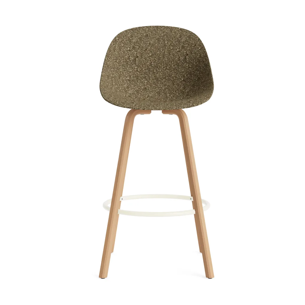 매트 바 체어 바 스툴 75 cm, Seaweed-beech-cream steel Normann Copenhagen | 노만코펜하겐