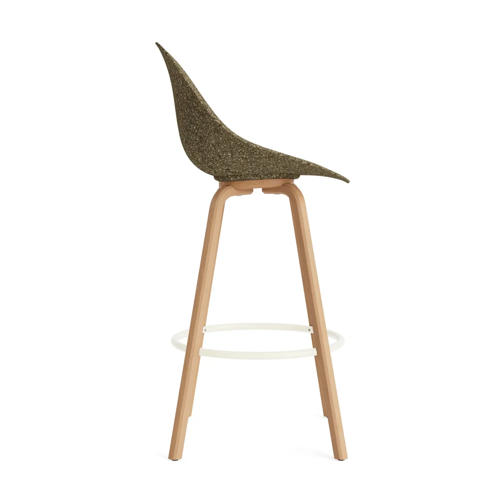 매트 바 체어 바 스툴 75 cm, Seaweed-beech-cream steel Normann Copenhagen | 노만코펜하겐