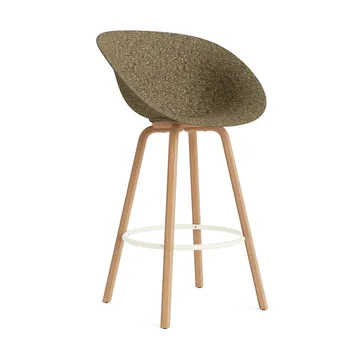 매트 바 암체어 75 cm - Seaweed-beech-cream steel - Normann Copenhagen | 노만코펜하겐