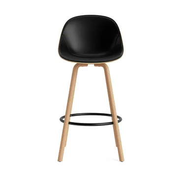매트 바 체어 바 스툴 전면 업홀스터리 75 cm - Ultra 41599-hemp-beech-black steel - Normann Copenhagen | 노만코펜하겐