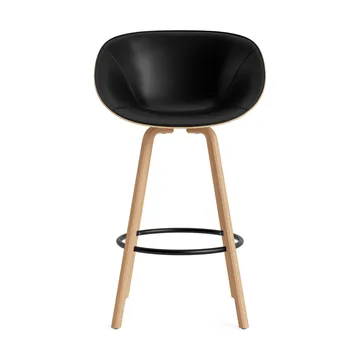 매트 바 암체어 전면 업홀스터리 75 cm - Ultra 41599-hemp-beech-black steel - Normann Copenhagen | 노만코펜하겐