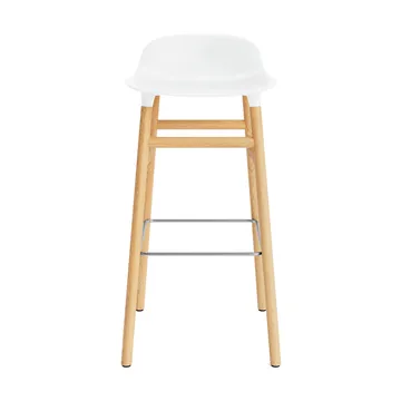 폼 바 스툴 75 cm 오크 레그 - White - Normann Copenhagen | 노만코펜하겐