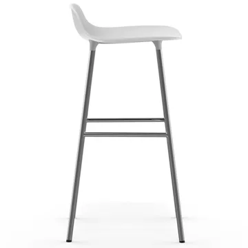 폼 바 스툴 75 cm 크롬 레그 - white - Normann Copenhagen | 노만코펜하겐
