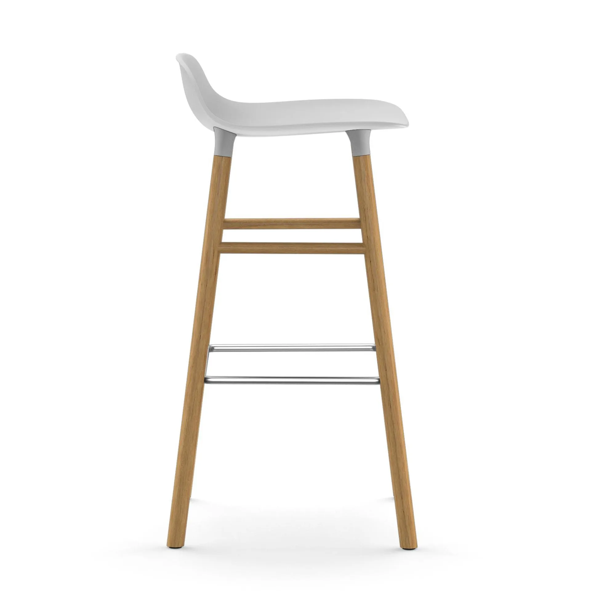 폼 바 스툴 오크나무 레그 75 cm, white Normann Copenhagen | 노만코펜하겐