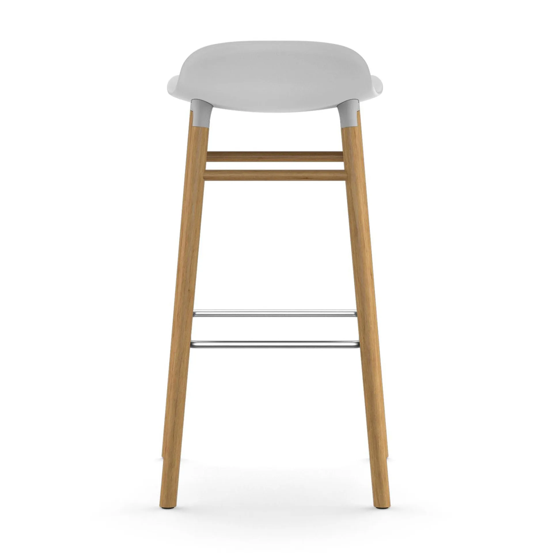 폼 바 스툴 오크나무 레그 75 cm, white Normann Copenhagen | 노만코펜하겐