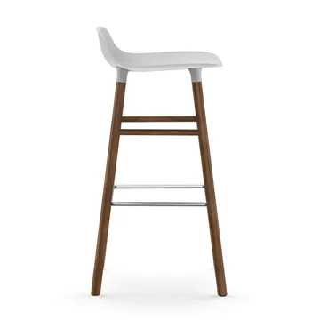 폼 바 스툴 75 cm 월넛 레그 - white - Normann Copenhagen | 노만코펜하겐