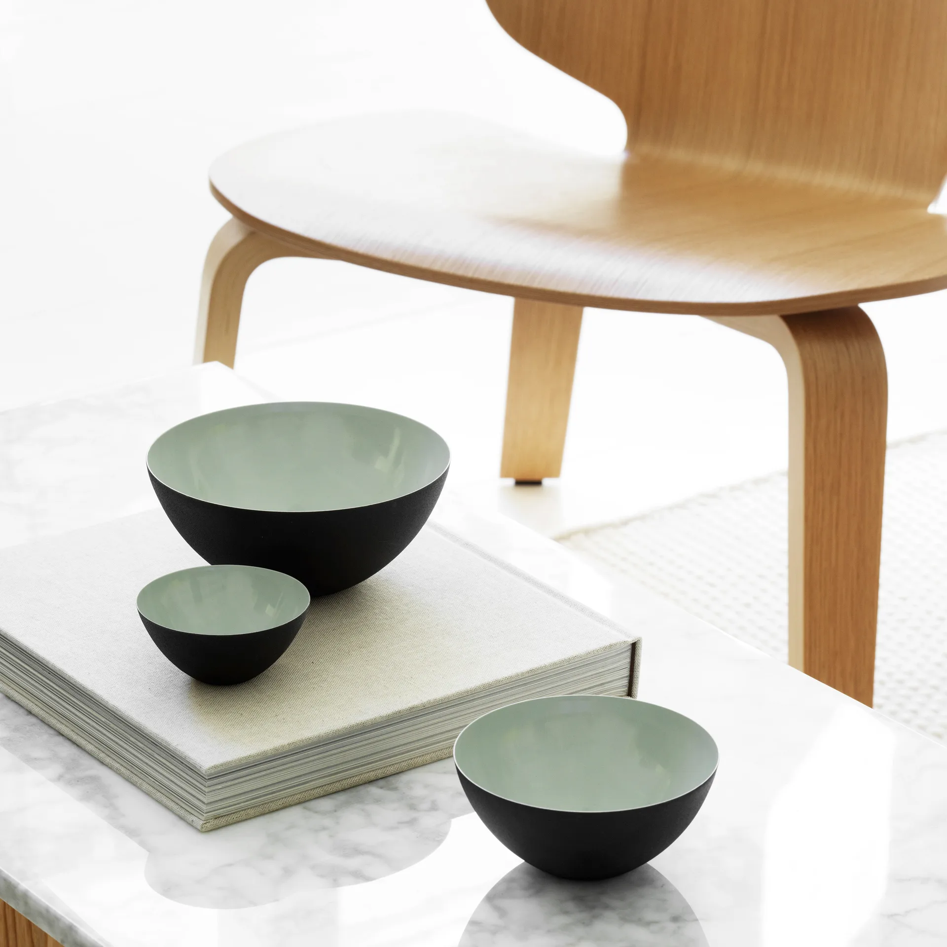 크레닛 보울 더스티그린, Ø8.4 cm Normann Copenhagen | 노만코펜하겐